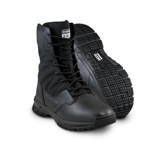 106301 BOTA PROTEC 8" CON CIERRE NEGRA MARCA ORIGINAL SWAT