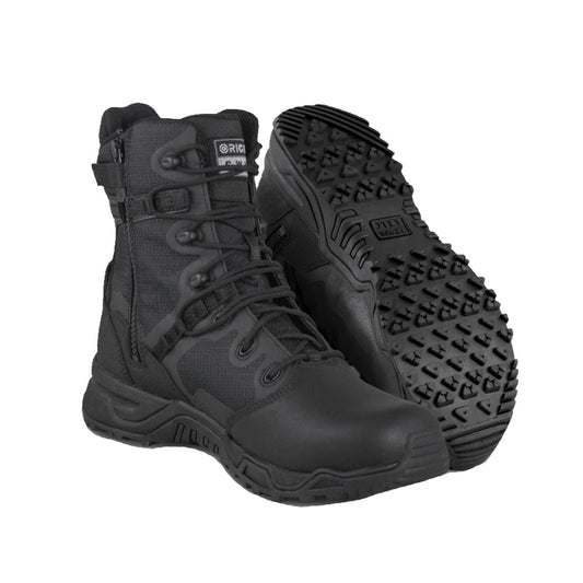 186401 BOTA ORIGINAL SWAT ALPHA FURY 2.0 8"  PUNTA PULIBLE CON CIERRE NEGRA MARCA SWAT