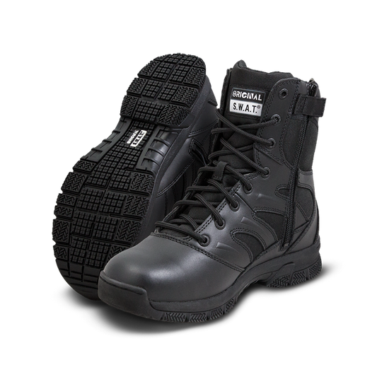 155201 BOTA FORCE 8" CON CIERRE NEGRA MARCA ORIGINAL FOOTWEAR